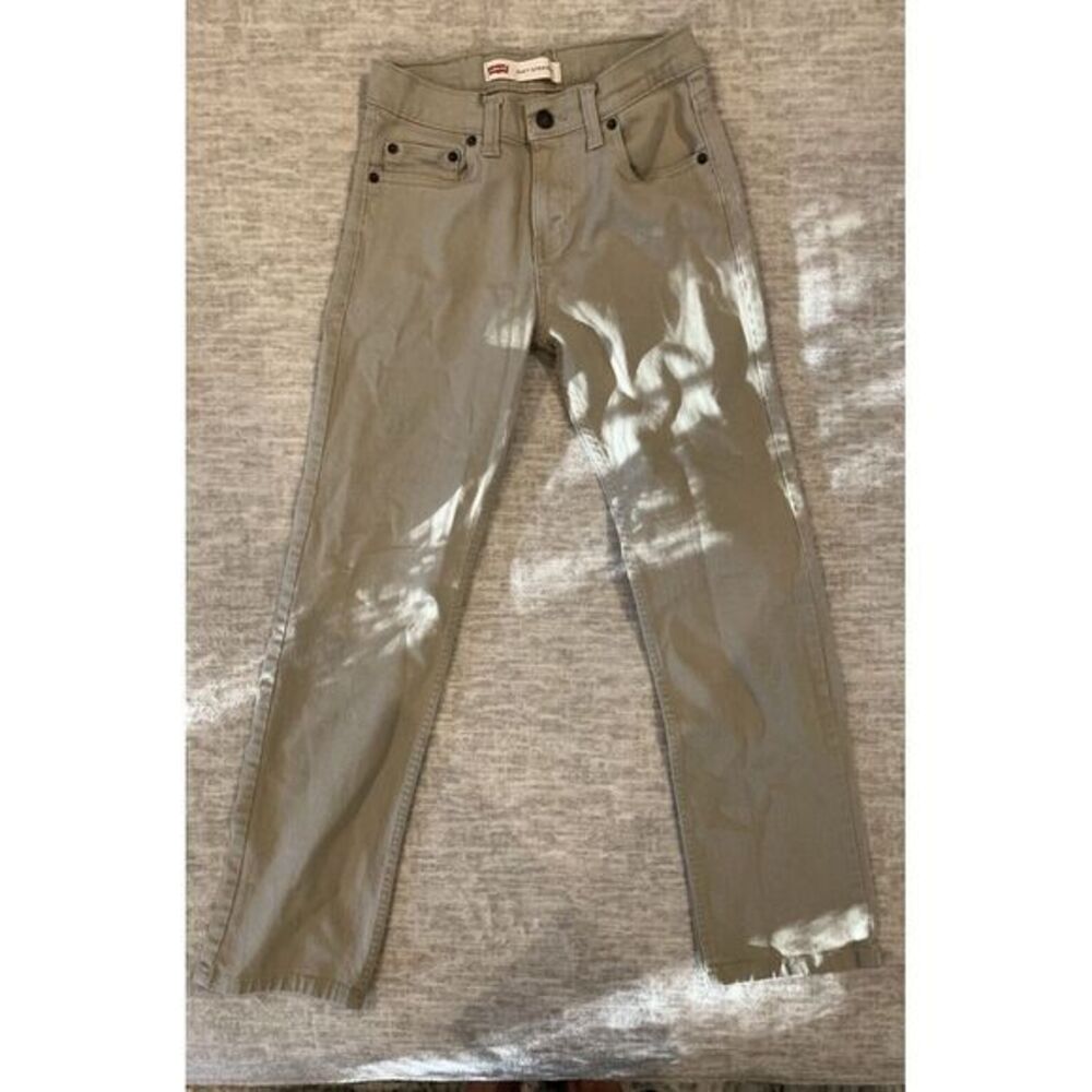 NWT LEVI 514 JEANS. TAN. SIZE 14 REG, W 27, L 28.5 STRAIGHT FIT.